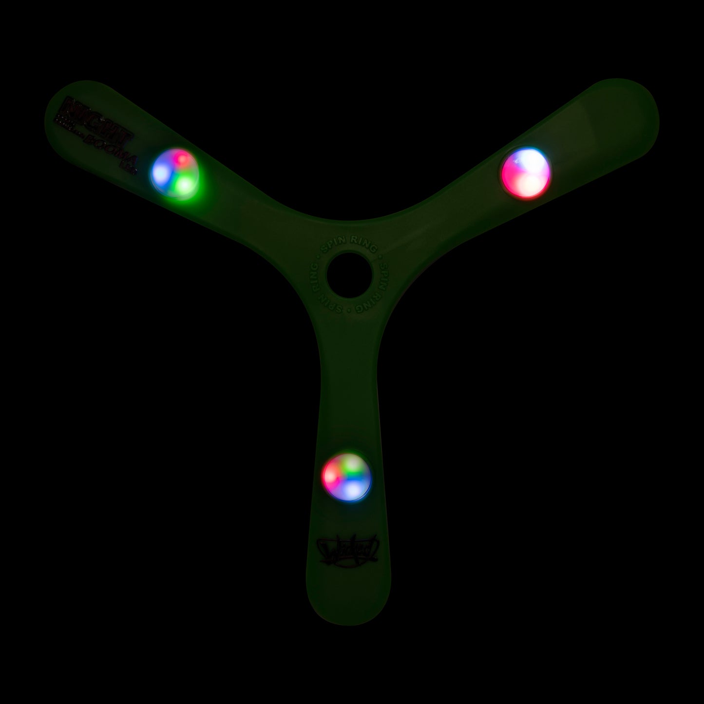 Night Booma LED Light-Up Outdoor Boomerang
